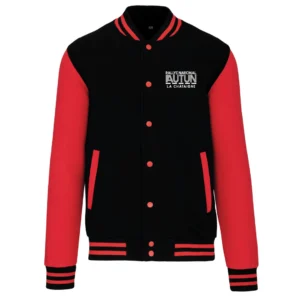 Blouson Teddy brodé